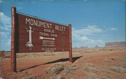 Monument Valley Navajo Tribal Park Postcard