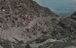 Winding Scenic Route on Hiway 89A Postcard