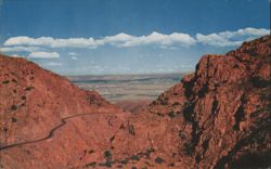 US 89A Over Mingus Mt. Into Jerome, Arizona Postcard