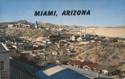 Miami, Arizona Postcard