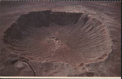 Meteor Crater, Aerial View From North Postcard