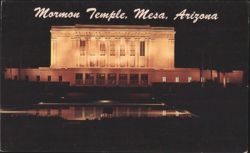 Mormon Temple, Mesa, Arizona Postcard