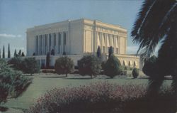 The "Mormon" Temple at Mesa, Arizona Postcard