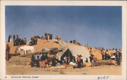 Navajo Indian Camp Postcard