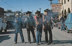 Gunfighters of Oatman, Arizona Postcard