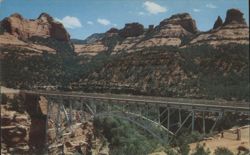 Midgley Bridge, Oak Creek Canyon Postcard