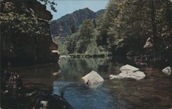 Beautiful Cool Clear Oak Creek Postcard