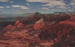 Colorful Oak Creek Canyon Postcard