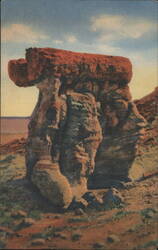 The Arm Chair, Petrified Forest, Arizona Postcard