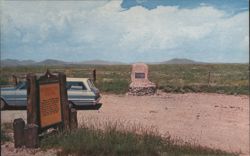 Butterfield Trail 1858 - 1881 Capt. Cooke Marker Postcard