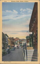 Brewery Gulch, Bisbee, Arizona Postcard