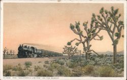 The "California Limited" on the Desert Postcard