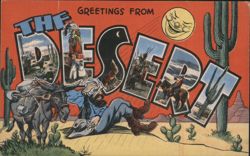 Greetings From The Desert Postcard