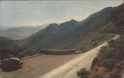 Yarnell Hill and View of Desert Postcard