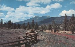 San Francisco Peaks, Flagstaff, Arizona Postcard