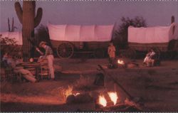 Wagon Circle at Sunset Postcard