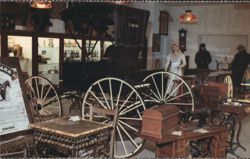 Museum Interior, Rawhide Arizona Postcard