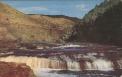 Navajo Falls, Salt River Canyon, Arizona Postcard