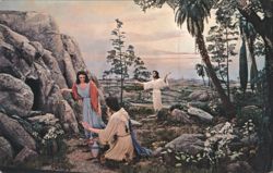 Resurrection Scene Postcard