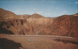 Highway through Salt River Canyon, Northern Arizona Postcard