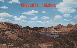 Watson Lake, Prescott Postcard