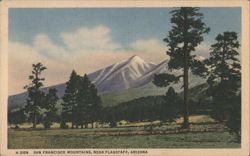 San Francisco Mountains, Near Flagstaff, Arizona Postcard