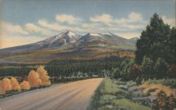 San Francisco Peaks Near Flagstaff, Arizona Postcard