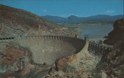 Roosevelt Dam, On the Apache Trail Postcard