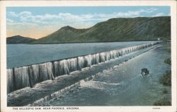 The Gillespie Dam, Near Phoenix, Arizona Postcard