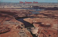 Glen Canyon Dam, Arizona Postcard