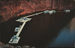 Rainbow Bridge Marina, Lake Powell Postcard