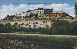 Residence of P. K. Wrigley, Biltmore Estates Postcard