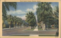 North Central Avenue, Phoenix, Arizona Postcard