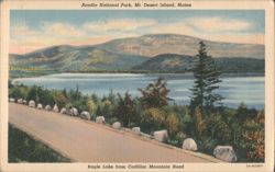 Eagle Lake from Cadillac Mountain Road Postcard