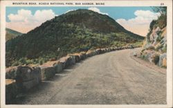 Mountain Road, Acadia National Park Postcard
