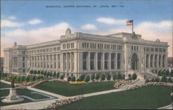 Municipal Courts Building, St. Louis Postcard