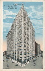 Arcade Building, 8th and Olive to Pine St. Postcard