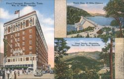 Hotel Farragut, Norris Dam, Great Smoky Mountains Postcard