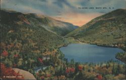 Echo Lake, Franconia Notch, White Mts. Postcard
