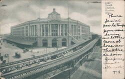 South Station, Boston, Mass. Postcard