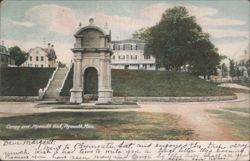 Canopy over Plymouth Rock Postcard