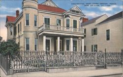 Ornamental Iron (Corn Design) Fence Postcard