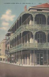 Lacework in Iron, Royal St., New Orleans Postcard