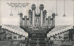 The Tabernacle Choir and Organ, Salt Lake City Postcard