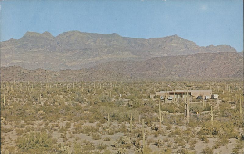 Organ Pipe Cactus National Monument Visitor Center, Ajo Mountains Arizona