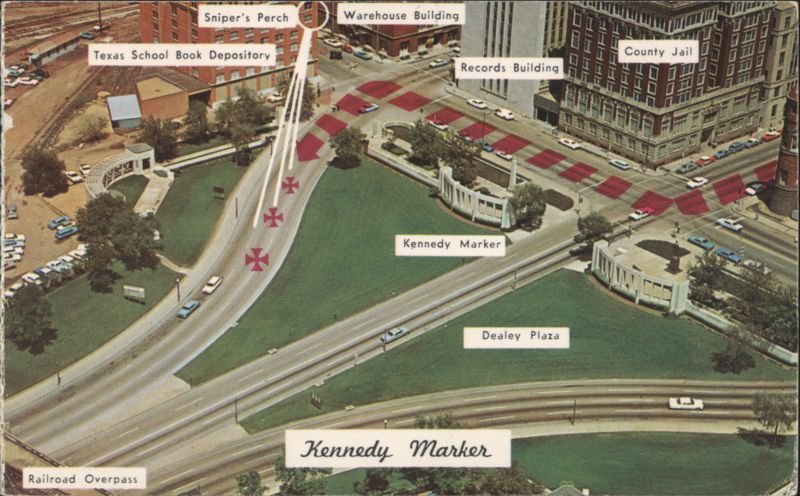 Kennedy Marker, Dealey Plaza, Dallas Texas