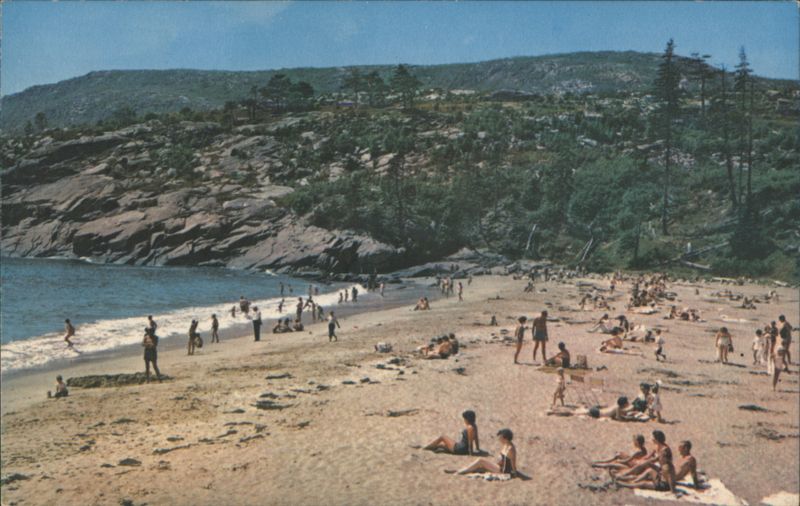 Sand Beach, Acadia National Park, Bar Harbor, ME Maine