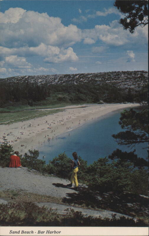 Sand Beach, Bar Harbor, Acadia National Park Maine