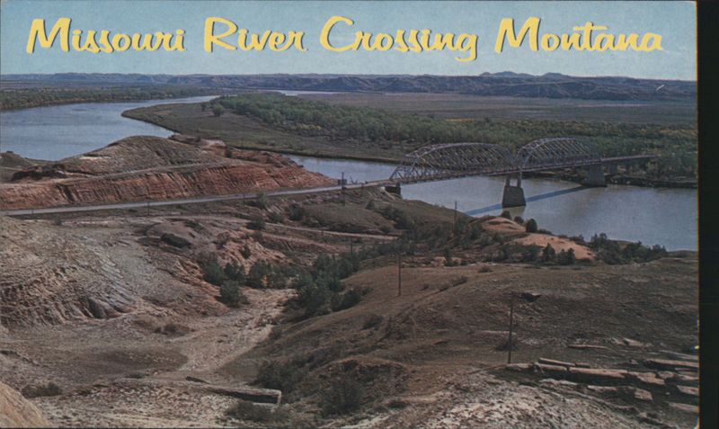 Missouri River Crossing, Montana Culbertson Vic Stump