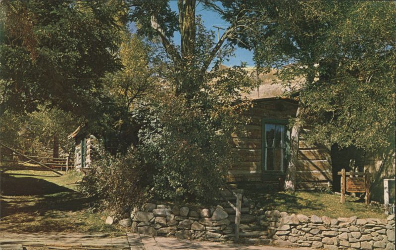 Pioneer Cabin, Helena, Montana's Oldest Building Mr. & Mrs. A. Walkup